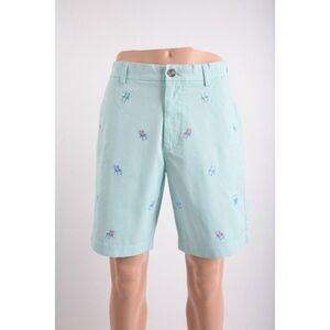 Vineyard Vines Mens Embroidered Breaker Shorts US 35 Beach Chair 9" Blue NWT